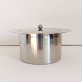 Designer stainless steel ice bucket