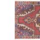 Vintage Turkish handmade rug 137x222 cm