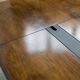 Important walnut executive desk for faram 1957 italy publisher 80's