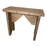 Small rustic bench