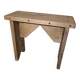 Small rustic bench