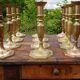 Bronze chandeliers