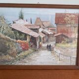 Picturesque village scene in Beaujolais Allain Renoux