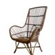 Chaise/siège monoplace/fauteuil vintage en osier