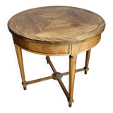 Louis XVI style round side table with fluted legs – 654011