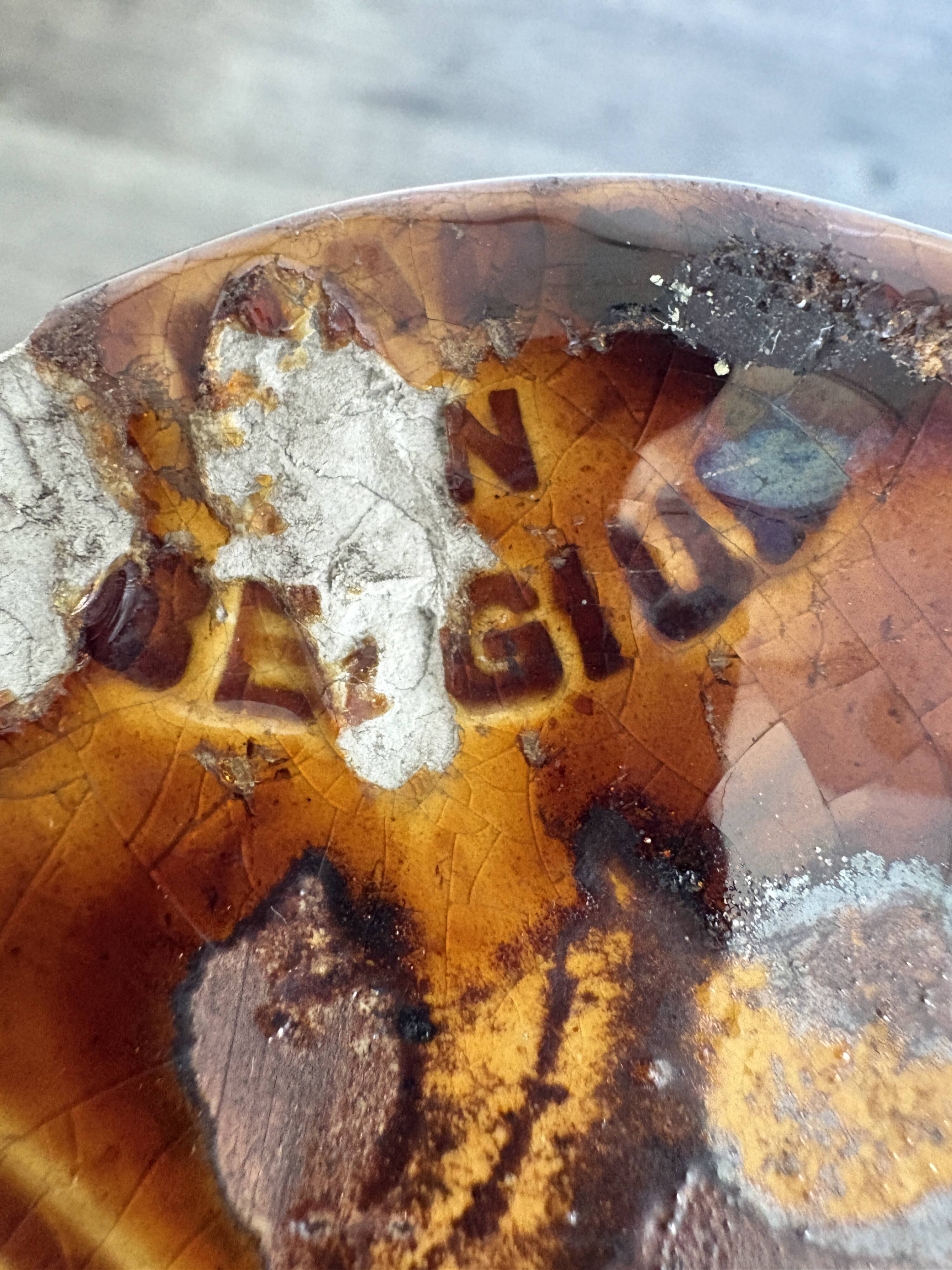 Art Nouveau vase in Flemish pottery