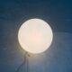 Vintage floor lamp in the shape of a globe from the French space age by SCE, France.