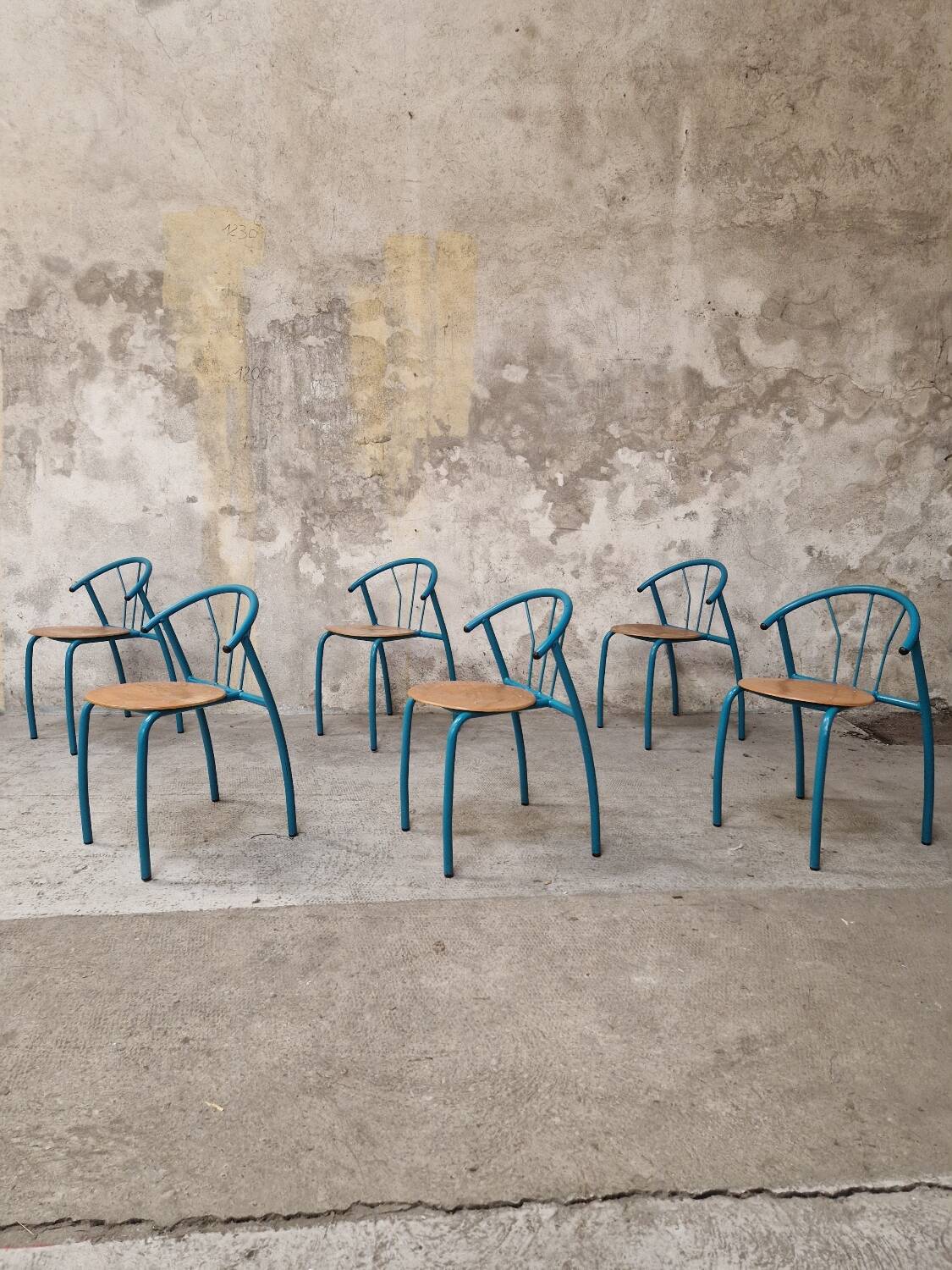 6 designer school chairs