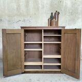 Small wooden sideboard with two doors.