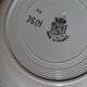 Flat plates blue flower porcelain St Amand dp 092284