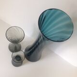 Vases en cristal Alfred Taube vers 1950