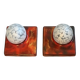 Pair of Kaiser ceramic wall lights