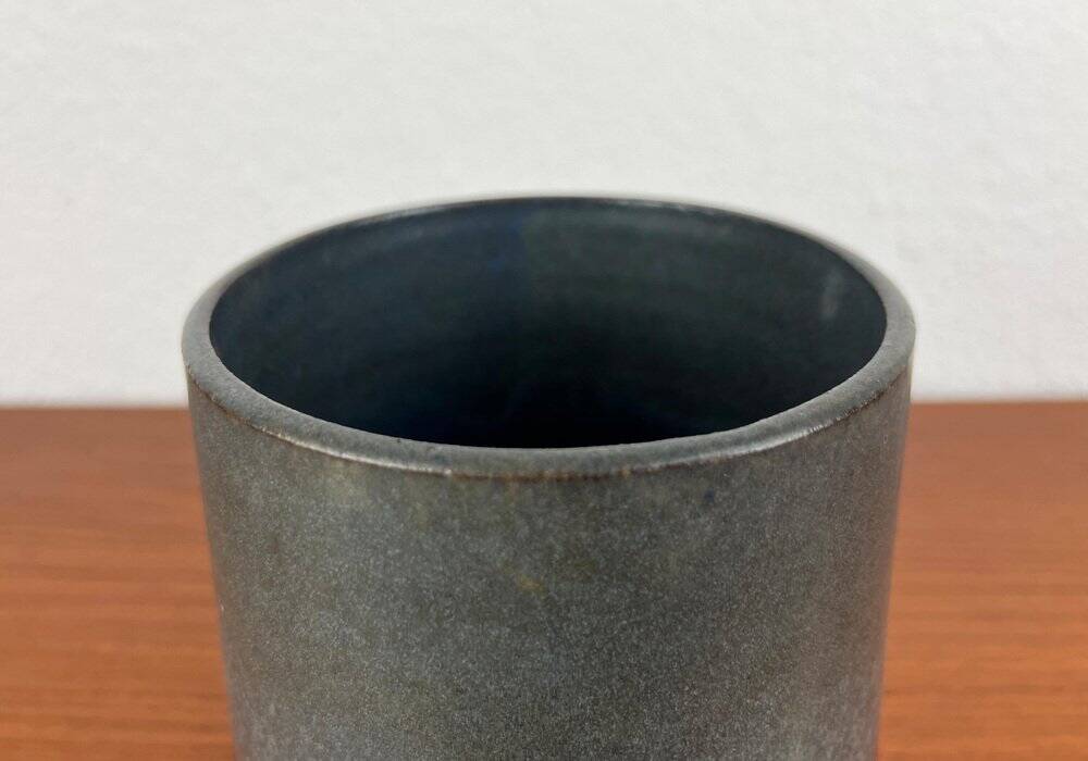Ceramic vase from a German studio from the mid-century by Elisabeth Pluquet-Ulrich, 1960s.