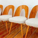 A set of four chairs, proj. A. Suman, Tatr Nabytok, Czechoslovakia, 1960s