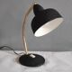 Black and gold casserole desk lamp