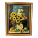 Oil on canvas sunflowers