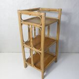 rattan bedside table