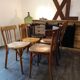 Series of 6 Bistro chairs dismatched Baumann and Fischel