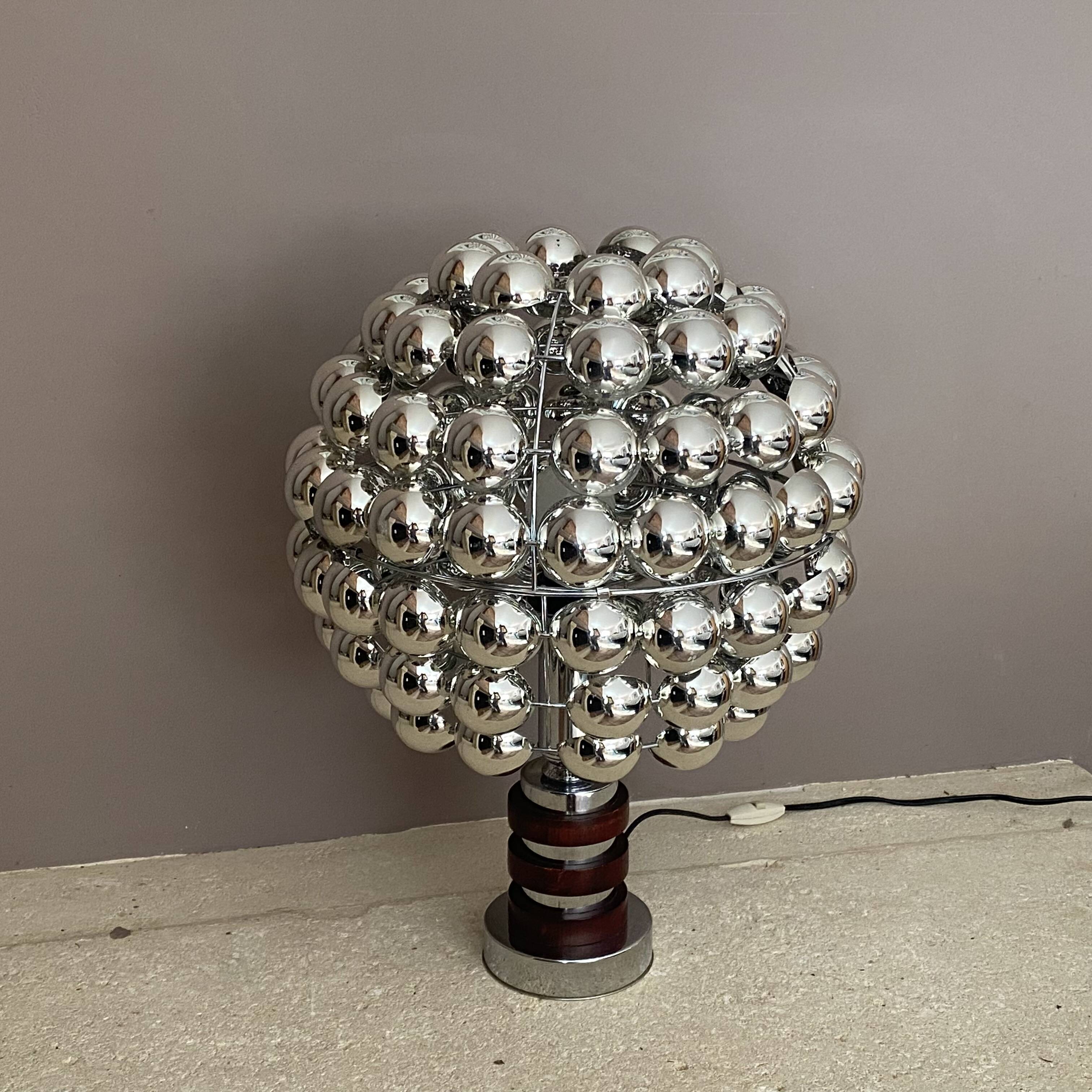 Sputnik lamp. 1970. Space age.