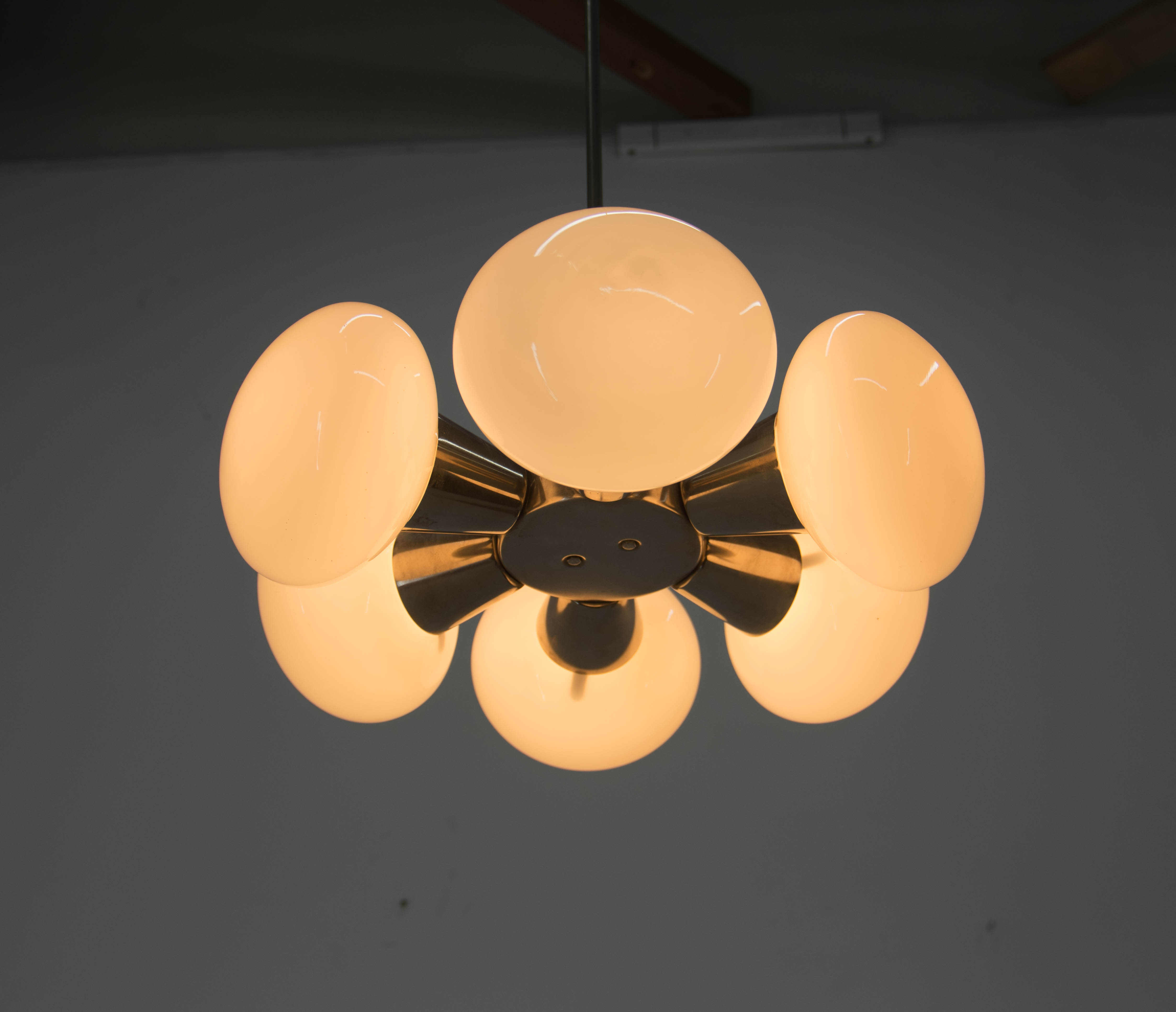 Space Age Chandelier Sputnik by Kamenicky Senov, 1970s