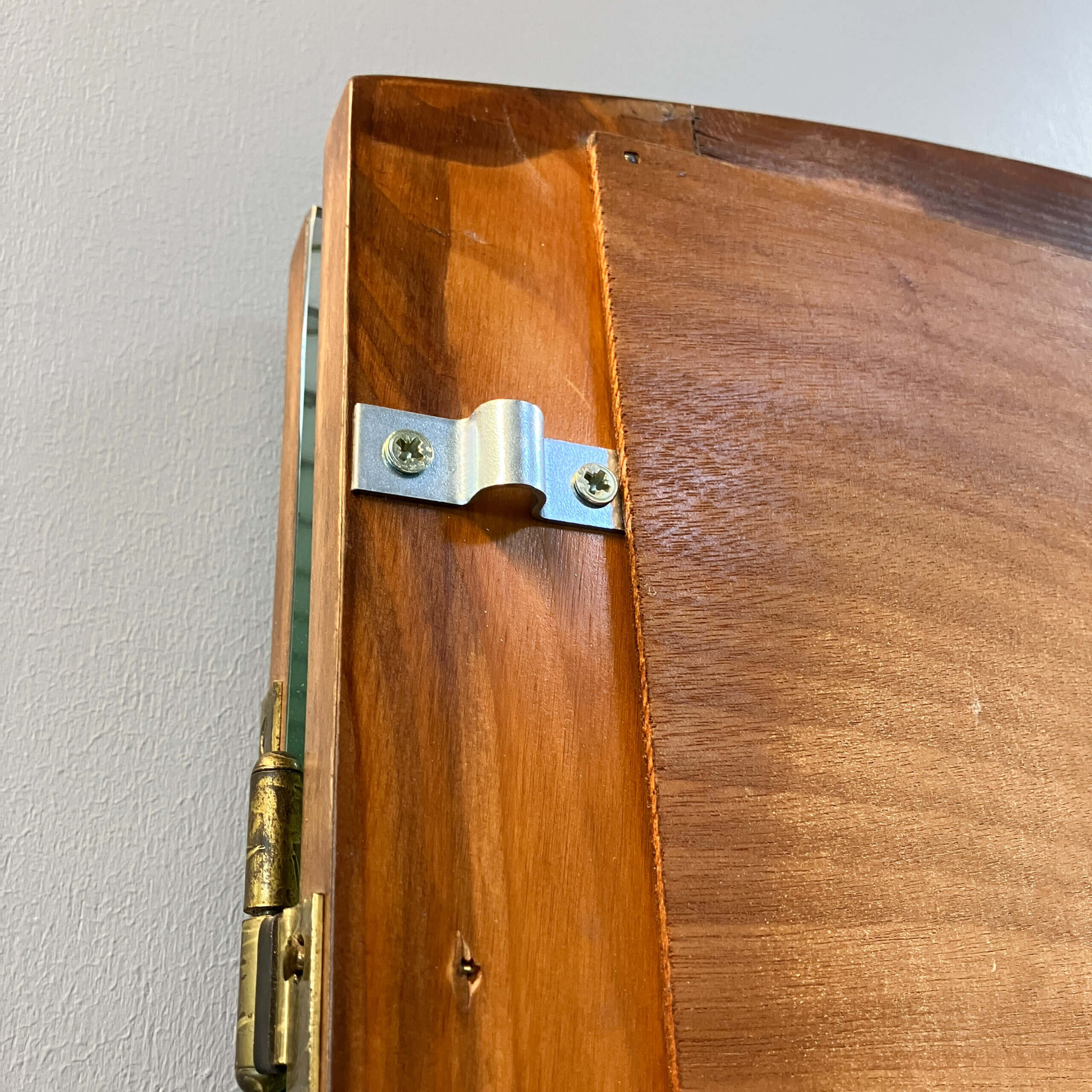 Wall mirror with swivel wings by Unionsglas, 1950s