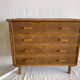 Commode  vintage en rotin et cannage