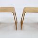 1990s Lisa Norinder Pair of Wooden Stools for Ikea, Sweden
