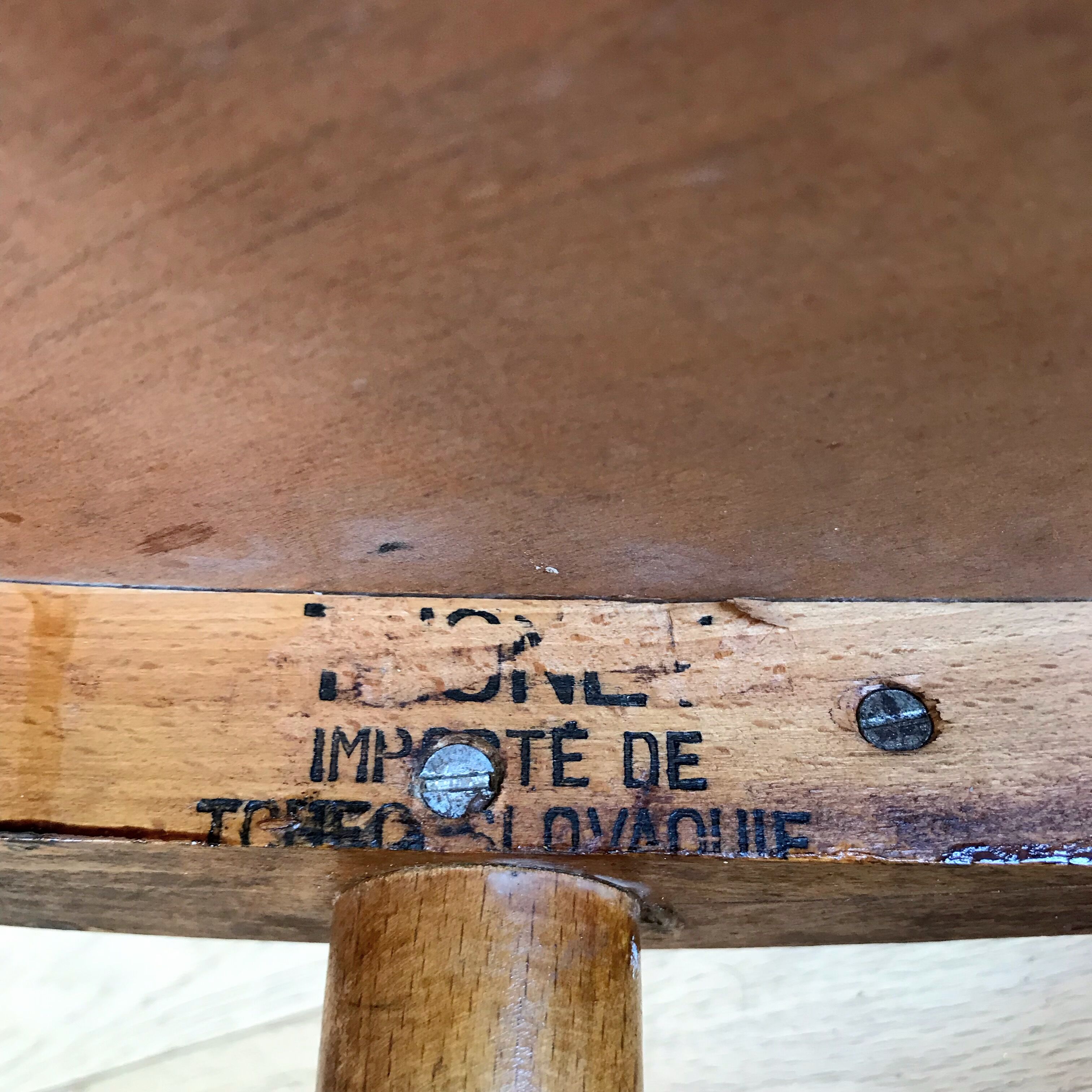 Thonet office chair in 1930s light beech