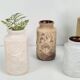 Vases vintage Jura de Scheurich Ceramic, RFA, années 1970, ensemble de 5