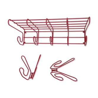 Pair of butterfly and demi-vestiaire of the 70 hooks