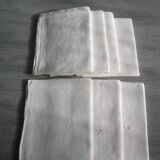 7 large antique damask napkins