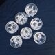 7 verres apéritif  facettes style Harcourt