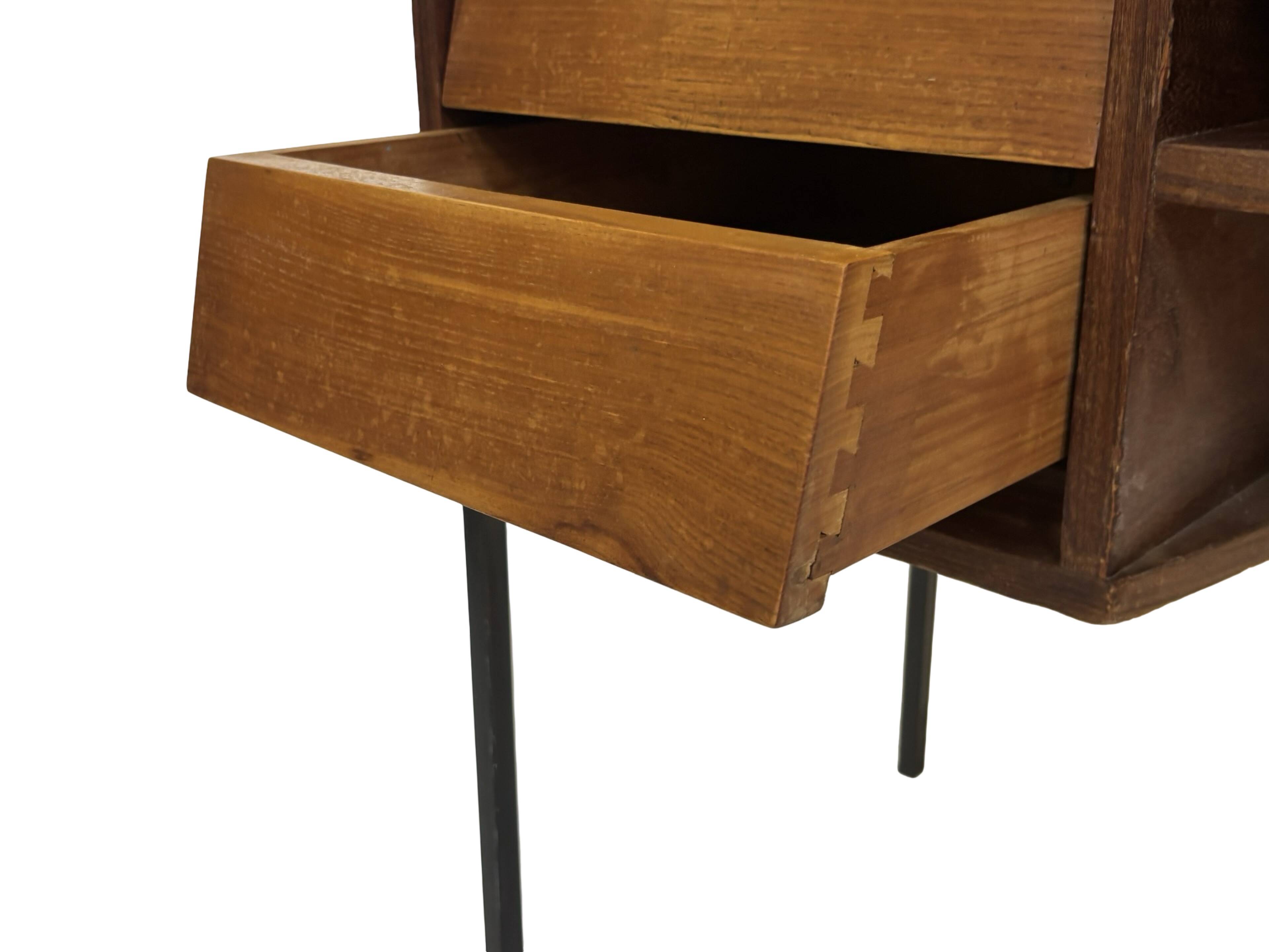 Bureau Mid-Century design Marko Galvanitas Pays-Bas bureau d'enseignant 1960