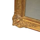 Miroir doré du XIXe siècle 84x64cm