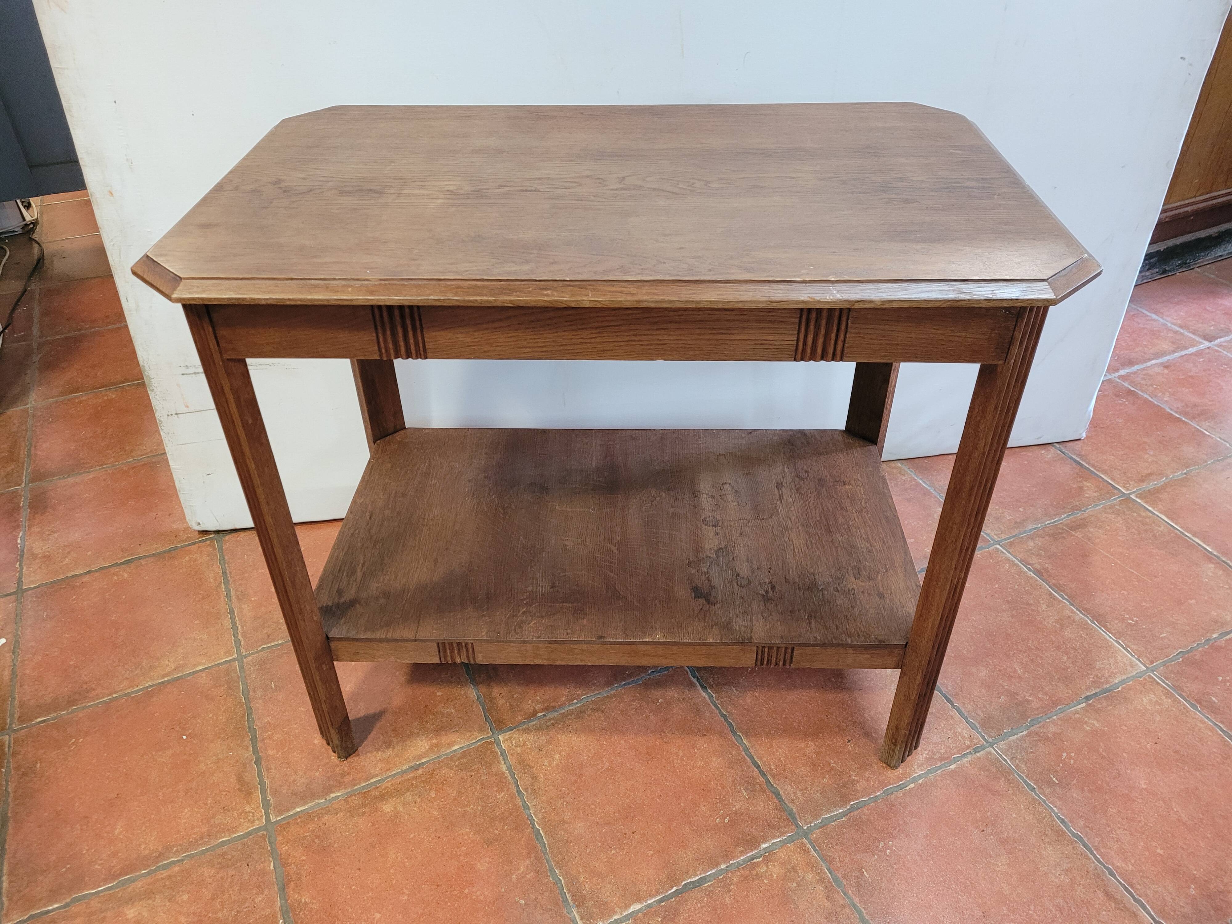 Table d'appoint en chêne