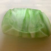 Vide poche cendrier pâte de verre verte