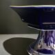 Vintage footed cup bareuther bavaria, cobalt and gold porcelain, 1st year.