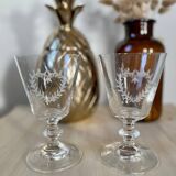 Paire de verre à pied à vin