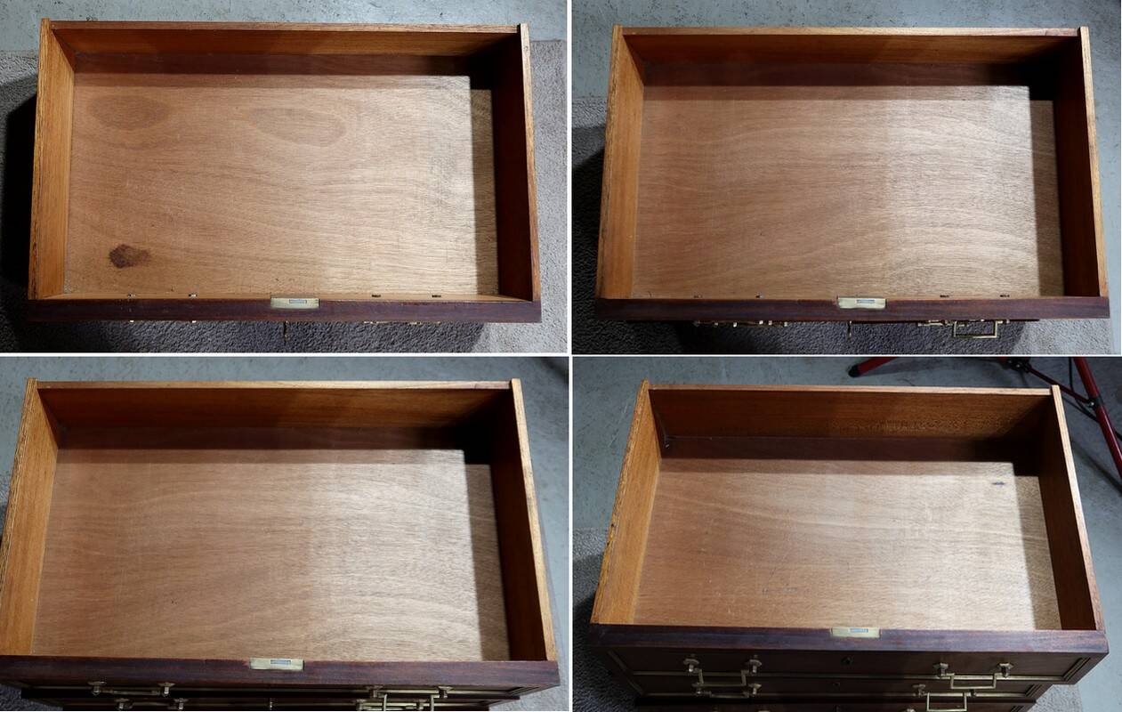 Mahogany Chiffonnière Commode, Louis XVI style – Mid 20th century