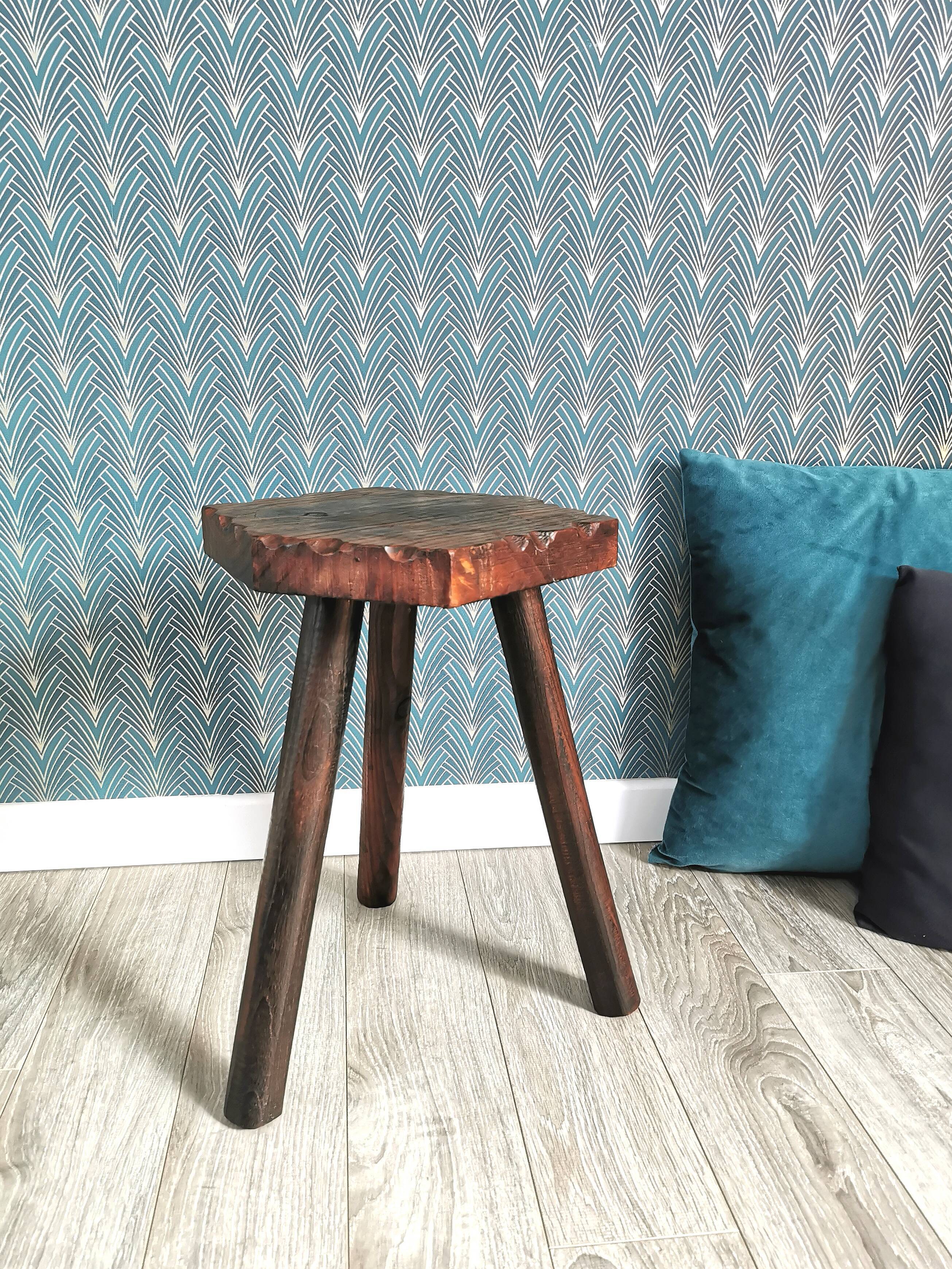 Vintage tripod stool
