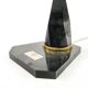Folk table lamp, bakelite, brass, stone, USSR, 1950s