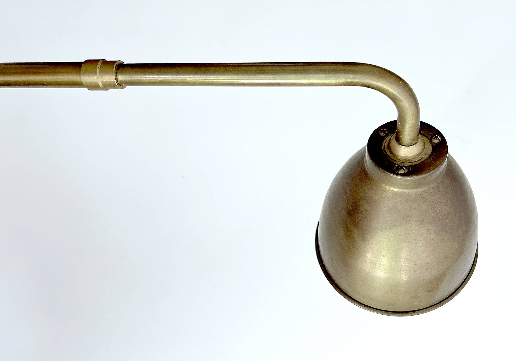 Large industrial art deco wall lamp