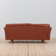 Brown aniline leather sofa, 1970/80s
