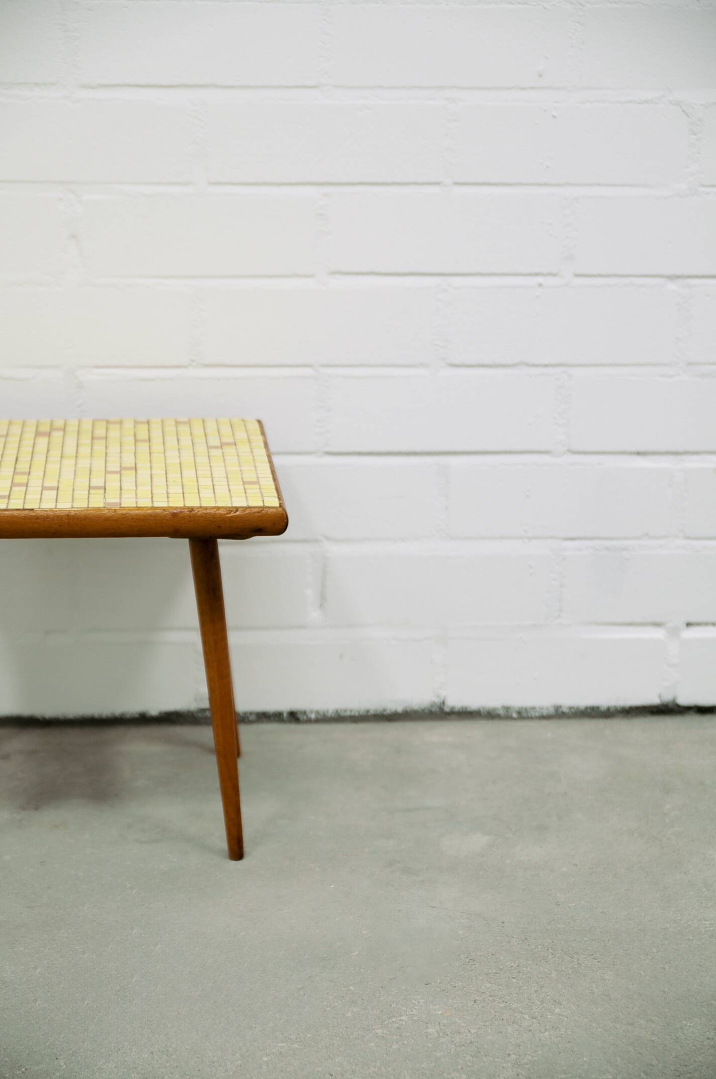 Vintage 50's side table mosaic top