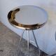 Pair 2 high bar stools all chrome