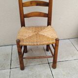 Vintage straw chair