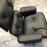 Eames lounge chaise and ottoman