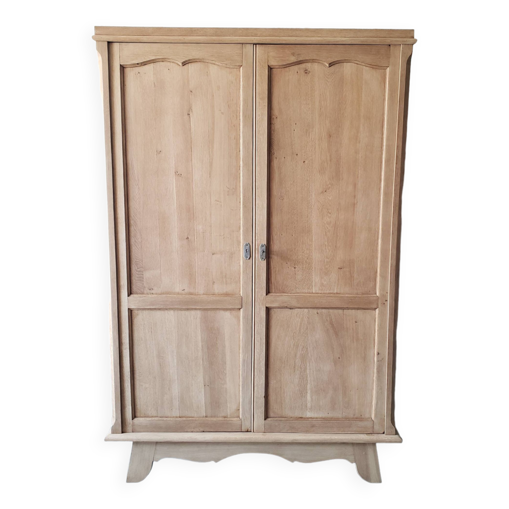 Armoire en chêne massif clair Selency