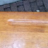 Vintage 60s school table in wood and metal