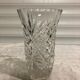 Vintage vase in chiseled crystal
